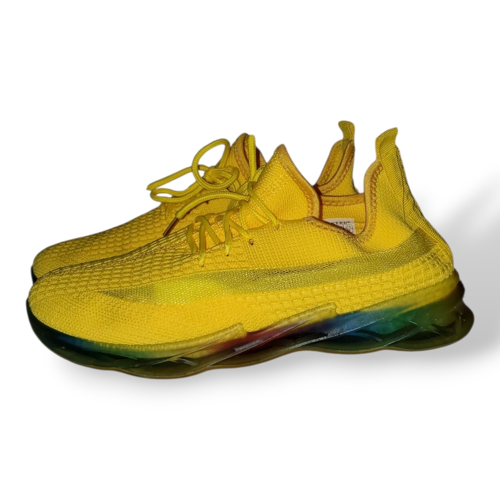 Vibrant Yellow Shoes